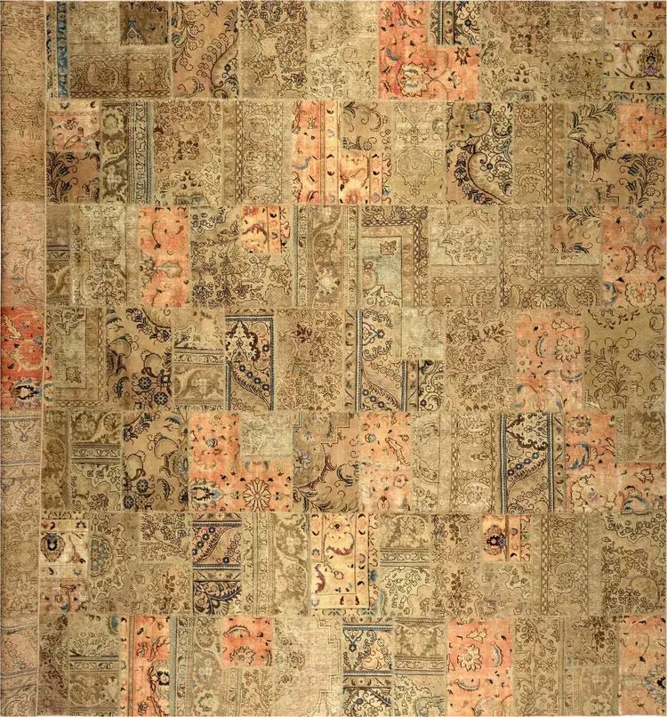 Patchwork Tappeto persiano 420 x 420 (Iran)