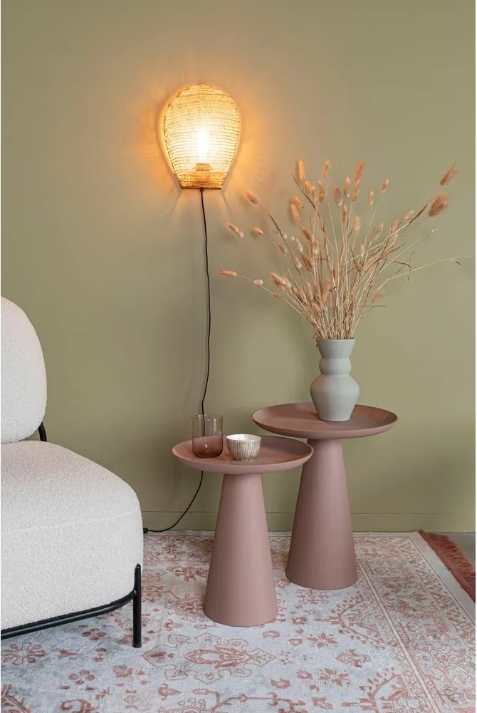 Tavolino rotondo in metallo ø 34,5 cm Ringar – White Label