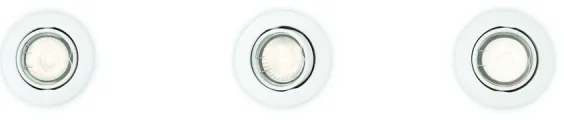 Philips 59243/31/E7 - SET 3x Lampada da incasso ENIF 1xGU10/50W/230V