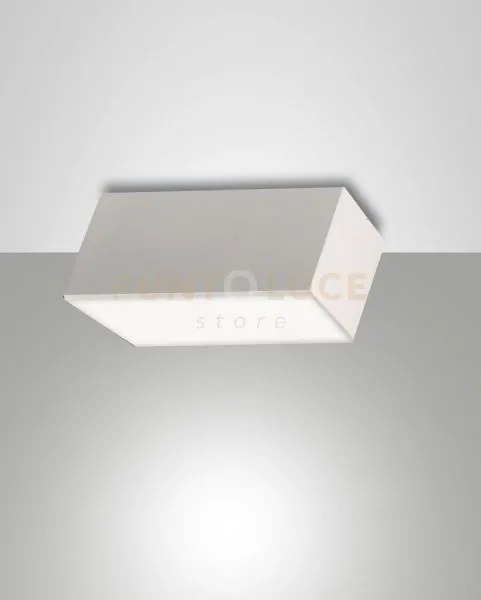 Lucas applique bianco parete/soffitto a led 12w 3000k 1040lm dimmer...