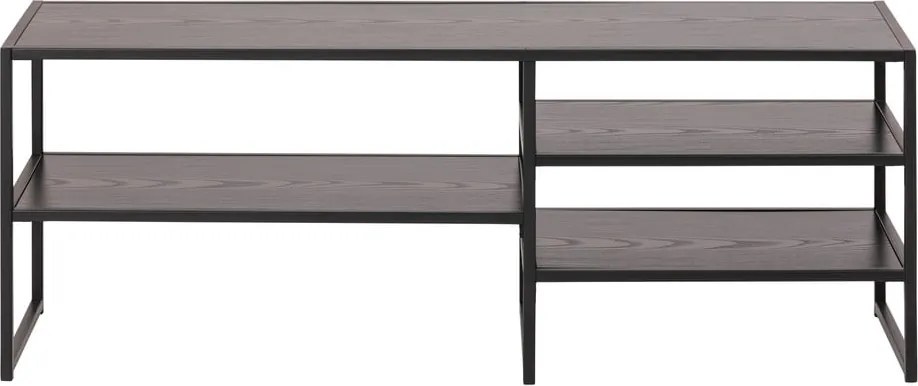 Tavolo TV nero in frassino 120x46 cm Seaford - Actona