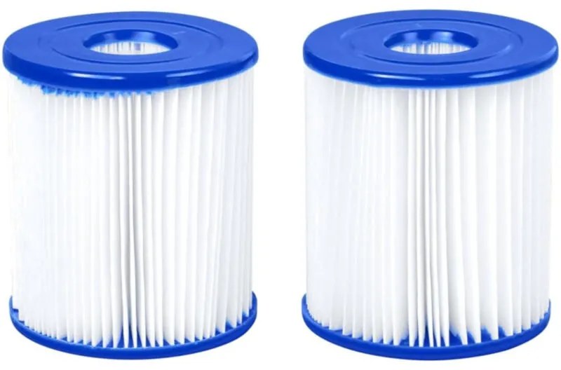 Set di 2 Filtri Agua Tipo i Bestway 8x9 cm per Pompa Filtro a Cartuccia da 1,249 litri/ora
