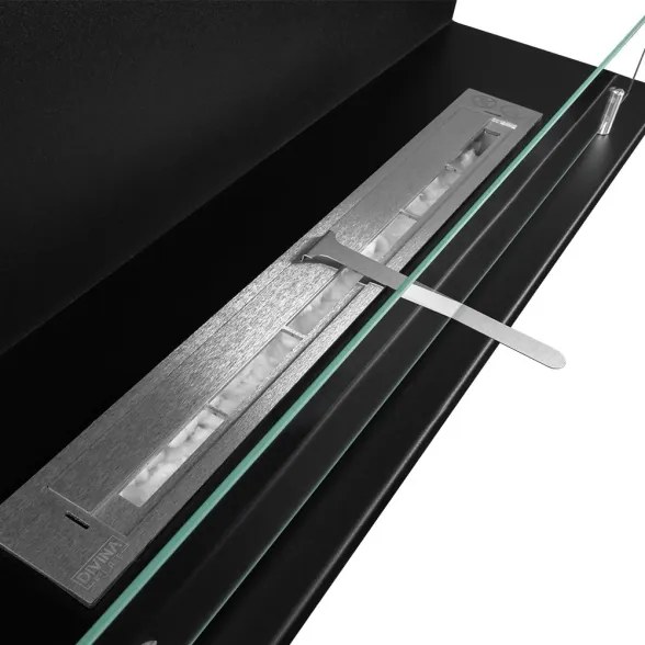 Camino a bioetanolo da incasso Trifacciale biocamino a 3 lati aperti 90x45 cm TREVI 90