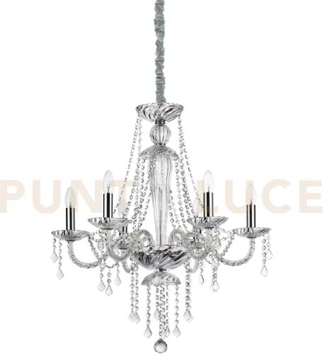 Amadeus lampadario a sospensione in vetro,cristallo e metallo  d.67...