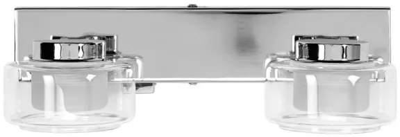 Osram-LED Applique da bagno ORBIS FLAME 2xLED/5,5W/230V IP44 cromo