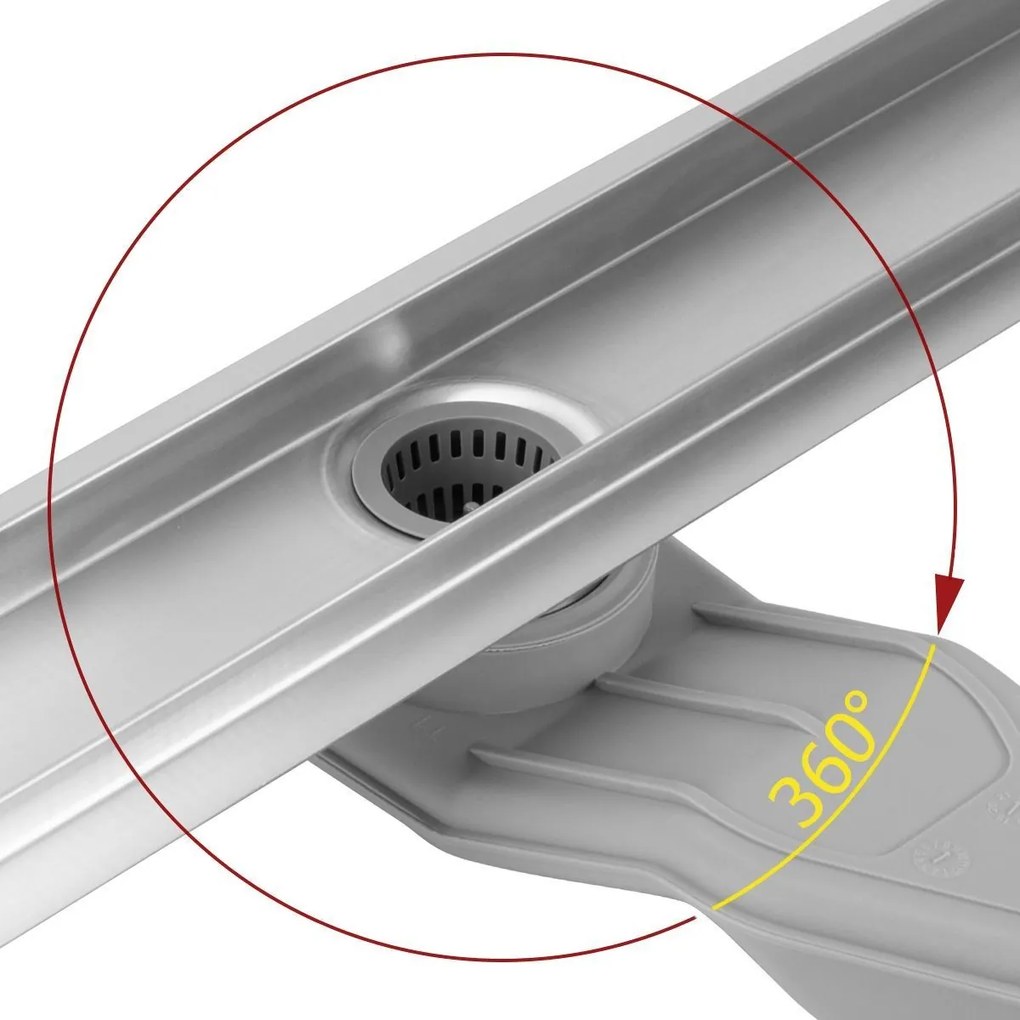 Scarico lineare REA Neox Superflow BRUSH NICKEL 70