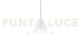 Sospensione concrete effetto cemento bianco 1 luce attacco gu10 d.1...