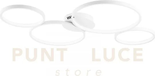 Plafoniera led fredy bianco 60w 8000lm cct 3000k 4000k 6500k 95x61x...