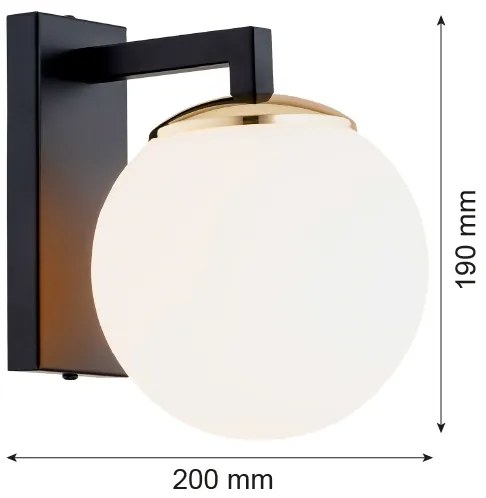 Argon 4771 - Applique MORITZ 1xE27/15W/230V