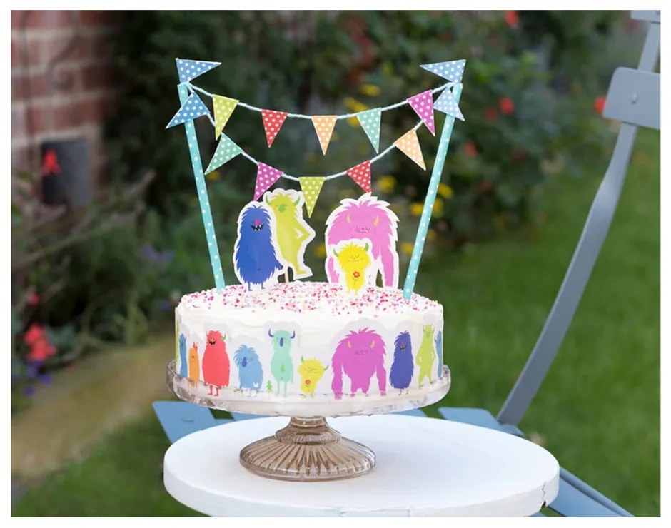 Set di decorazione per torte "Mostri del mondo Monsters of the World - Rex London