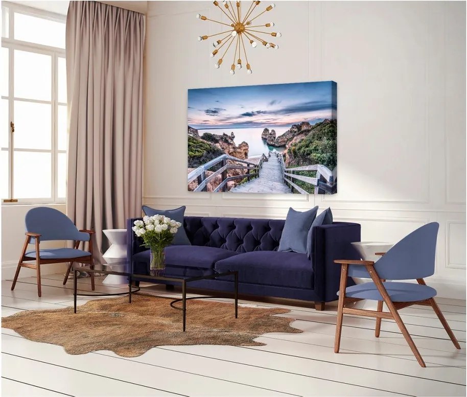 Immagine su tela, 85 x 113 cm Canvas Praia - Styler