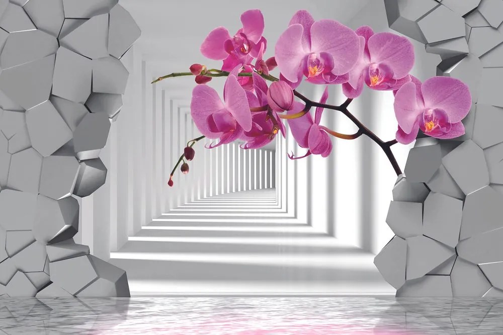 Carta da parati – Orchidea Futuristica