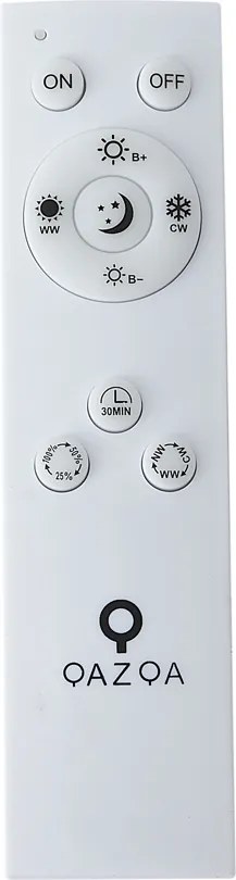 Pannello LED Smart Nero 60cm con funzione Dim to Warm e Telecomando - Knob