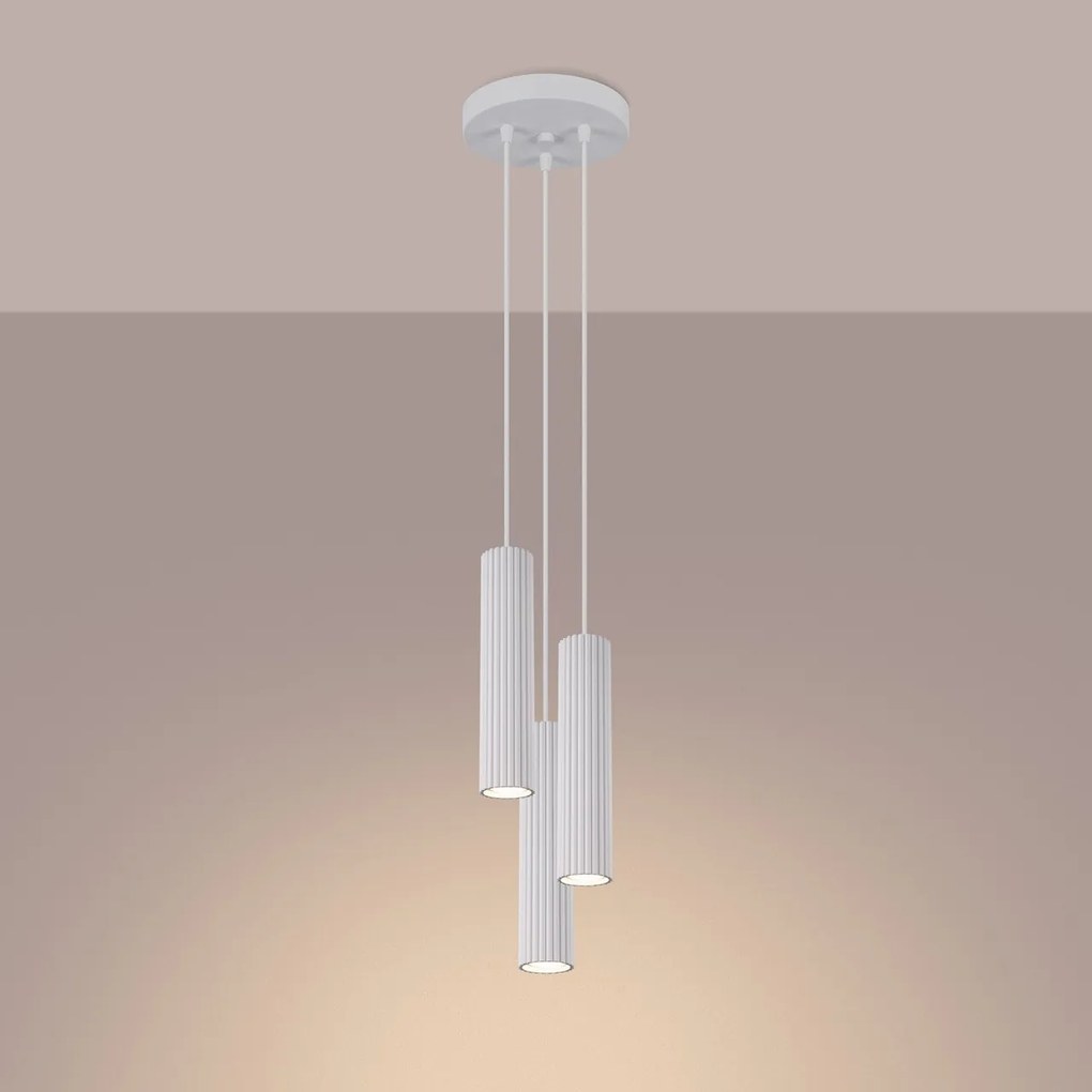 Lampada a Sospensione 3xGU10 in Alluminio KARBON 3P