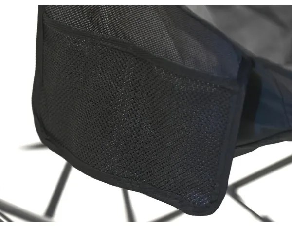 Sedia da campeggio pieghevole grigio