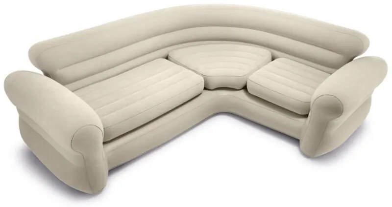 Intex - 68575 Sofa ad Angolo Lounge Divano Gonfiabile 257x203x76 cm