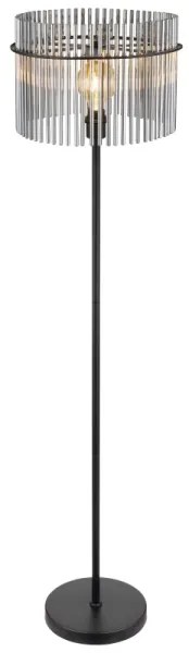 Globo 15698S - Lampada con piedistallo GORLEY 1xE27/60W/230V nero