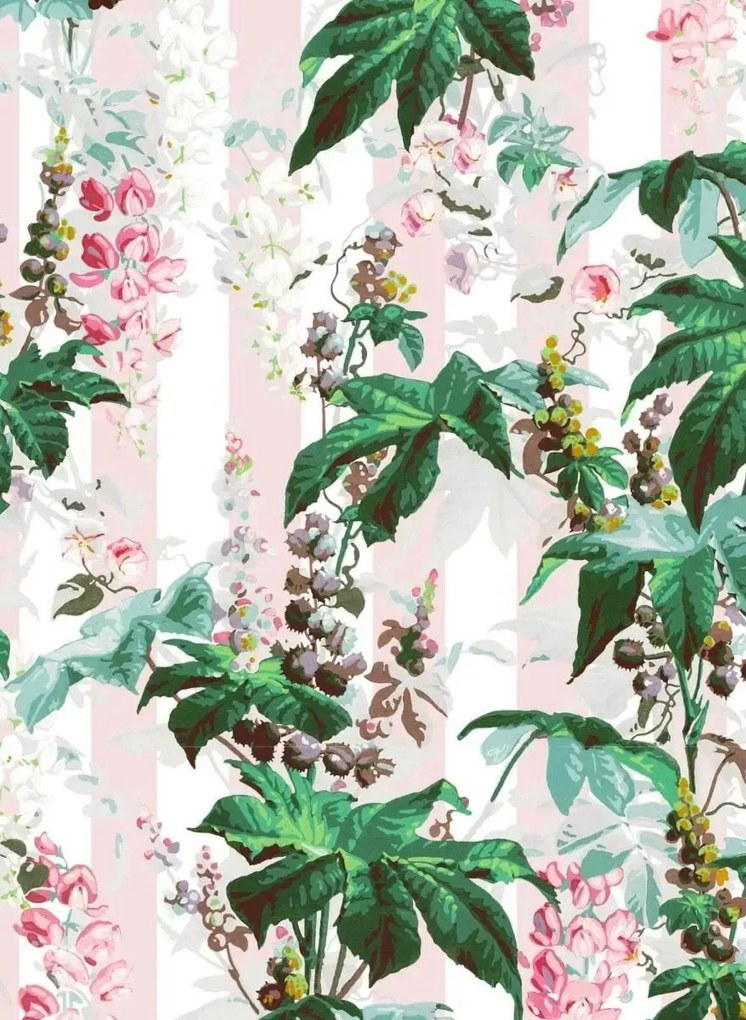 House of Hackney Tapete Castanea Stripe - Ice-Pink