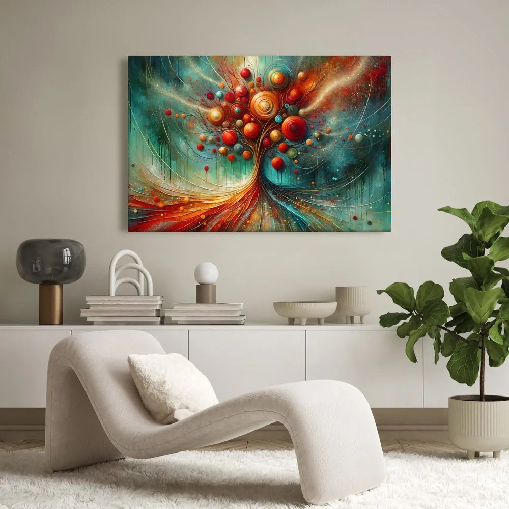 Quadro su tela – Albero della vita colorato