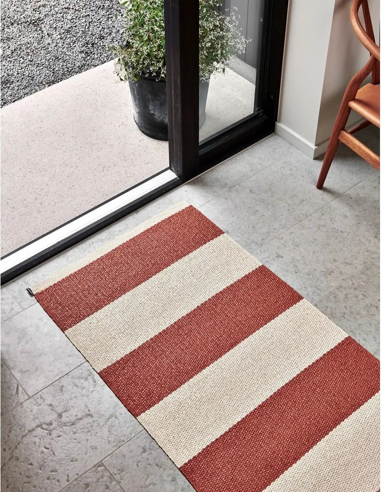 Tappeto da interno/esterno color mattone/color crema 140x180 cm Bob Brick – Pappelina