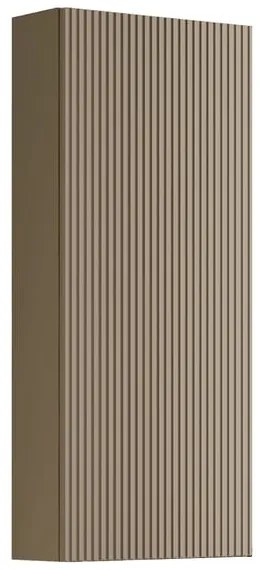 Pensile bagno Opera laccato opaco nocciola, 1 anta apertura da sinistra P 17 x L 30 x H 80 cm