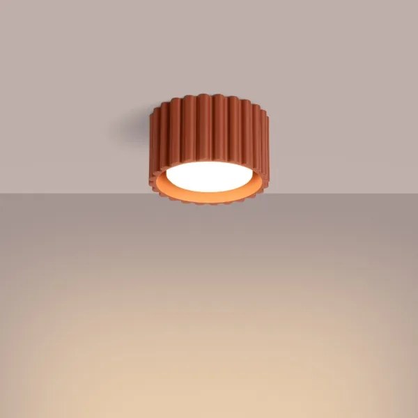 Sollux SL.1802 - Faretto AURA 1xGX53/10W/230V 6 cm arancione