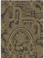 Arte Carta da parati Joie - Black/ Gold