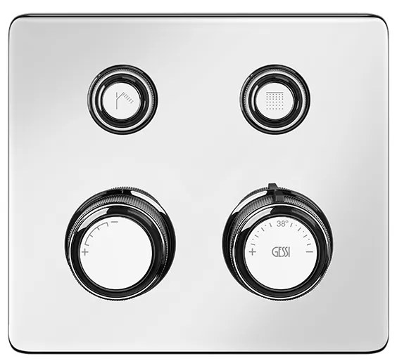 Parti esterne miscelatore doccia termostatico 2 funzioni cromo hi fi 65232 gessi