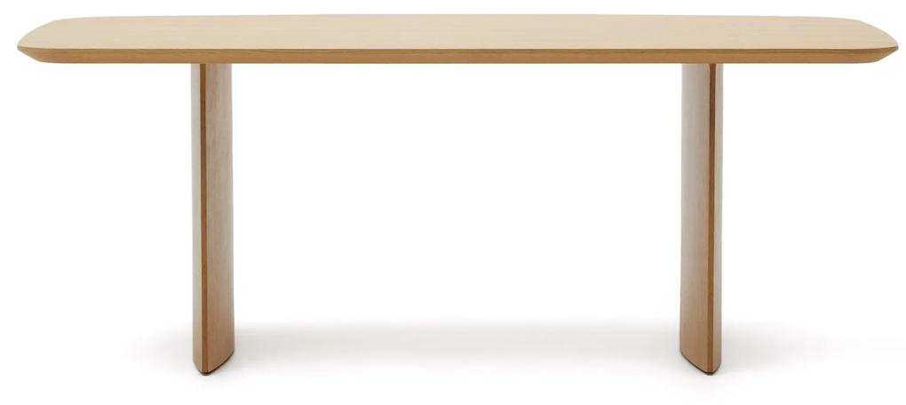 Kave Home - Tavolo Litto con impiallacciatura di rovere 200 x 100 cm