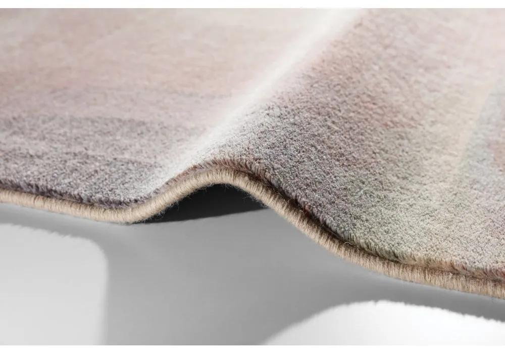 Tappeto in lana rosa chiaro 200x300 cm Kaola - Agnella