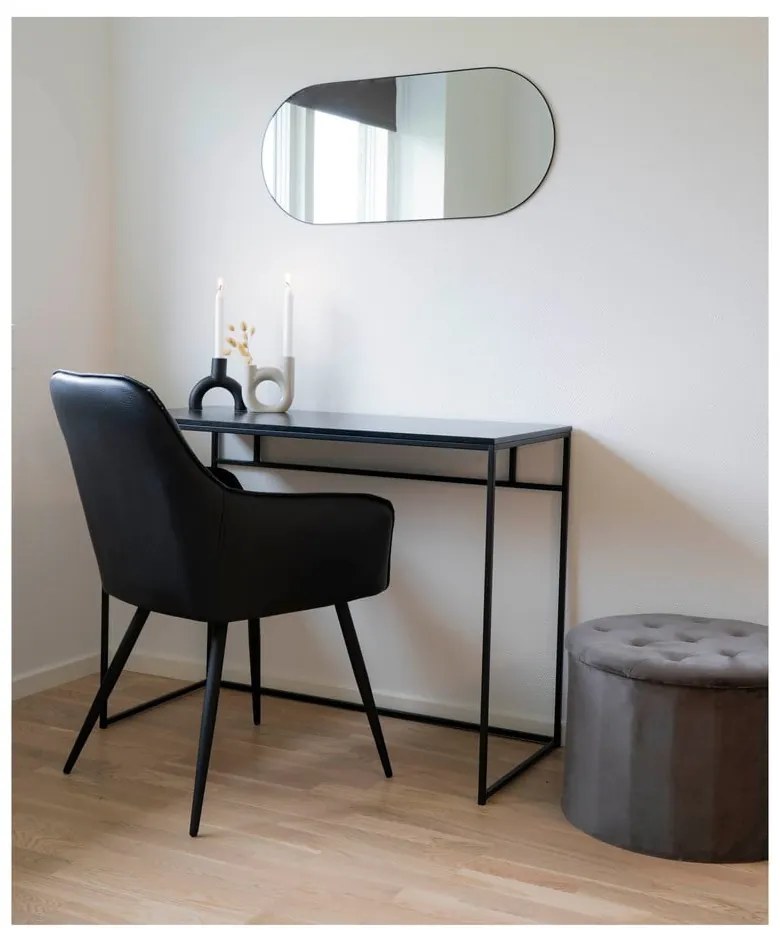 Set di sedie da pranzo blu scuro in imbottito con braccioli 2 pz Harbo – House Nordic