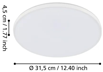 Eglo 99338 - Plafoniera LED CRESPILLO LED/18W/230V