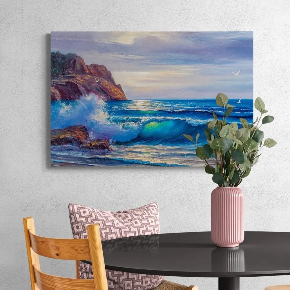 Quadro su tela – Mattina sul mare