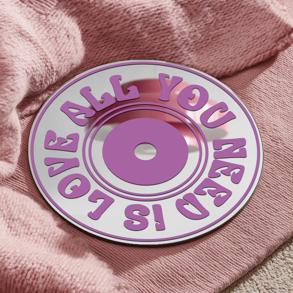 Adesivo per specchio S42 – CD- All you need is love