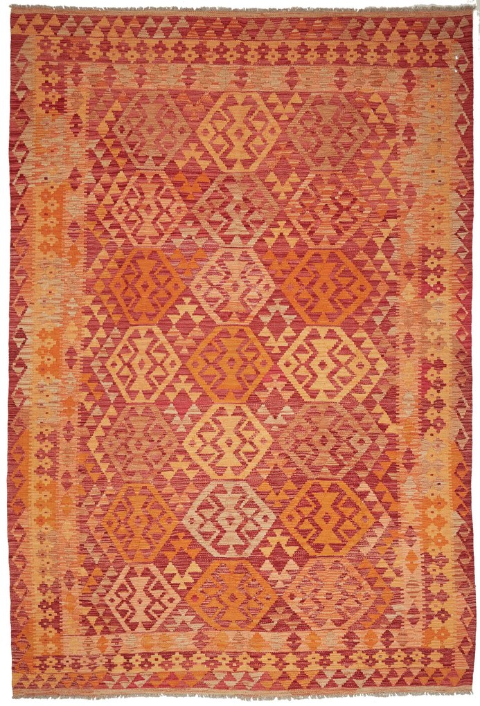 Kilim Tappeto 210 x 300 (Pakistan) Tessuto A Mano
