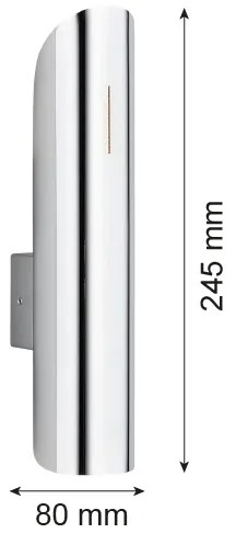 Argon 1038 - Lampada da parete AKRON 2xG9/5W/230V