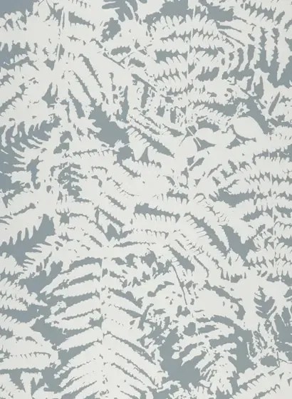 Little Greene Carta da parati Fern - Sage Blue
