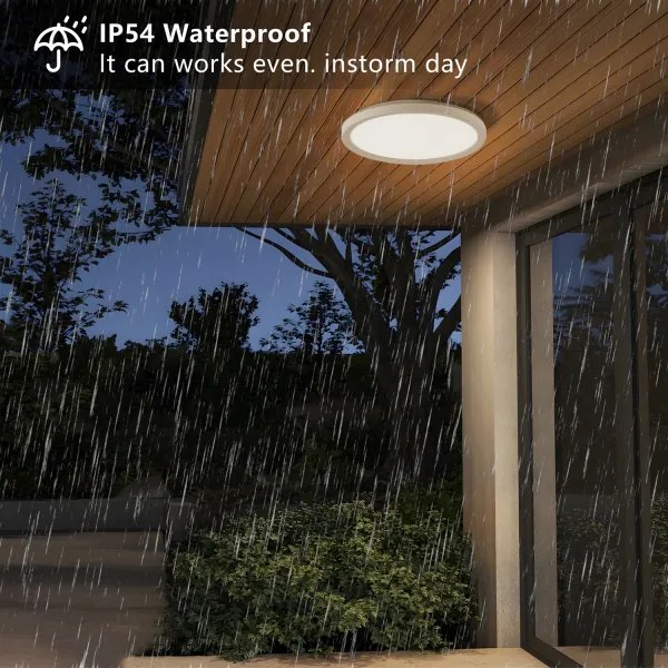 Brilagi - Lampada LED da bagno ULTRA SLIM LED/12W/230V diametro 22,5 cm bianco IP54