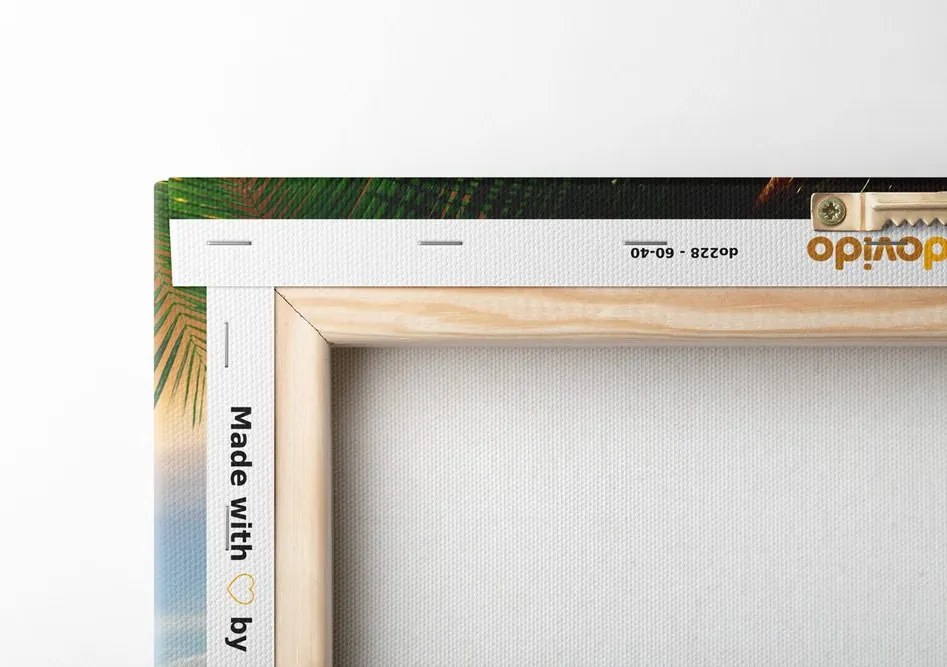 Quadro su tela – Alba sulla spiaggia caraibica