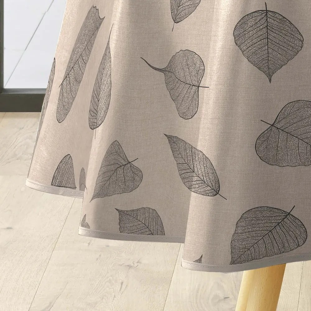 Tovaglia adatta per pulizia con panno umido ø 160 cm Feuillys – douceur d'intérieur