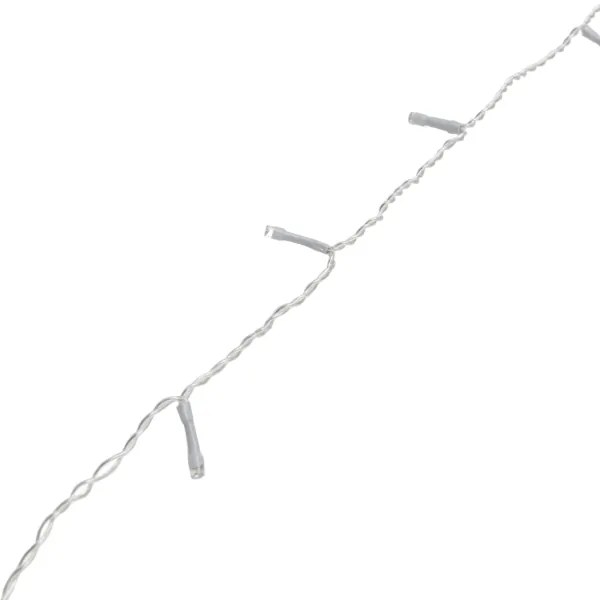 Aigostar - Catena luminosa natalizia LED per esterni 150xLED/6W/230V/8 funzioni 1,5x1m IP44 bianco freddo + telecomando