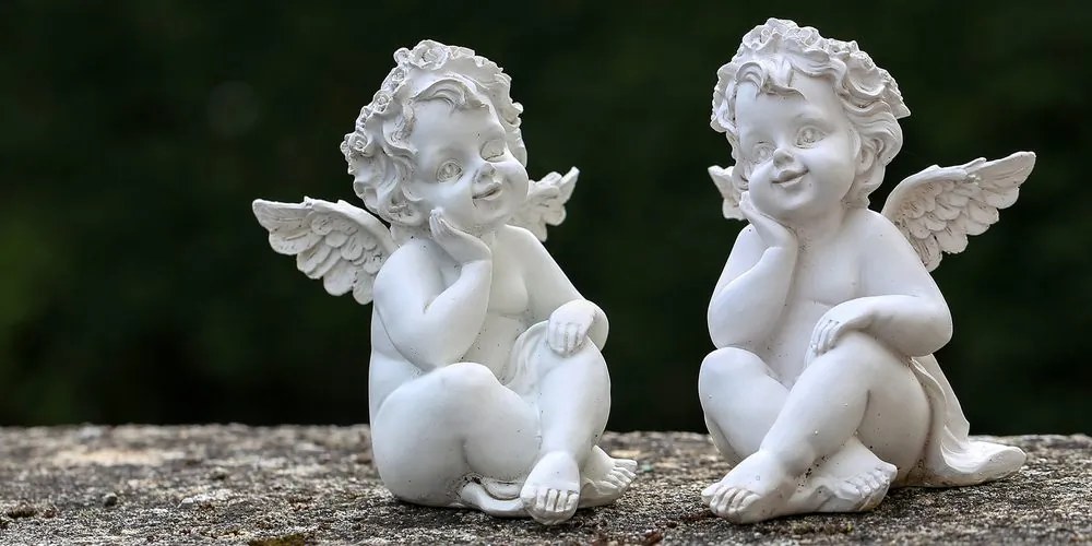 Quadro su tela – Coppia di piccoli angeli