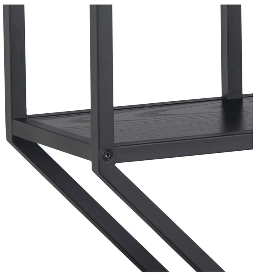 Scaffale metallico a castello nero Seaford - Actona