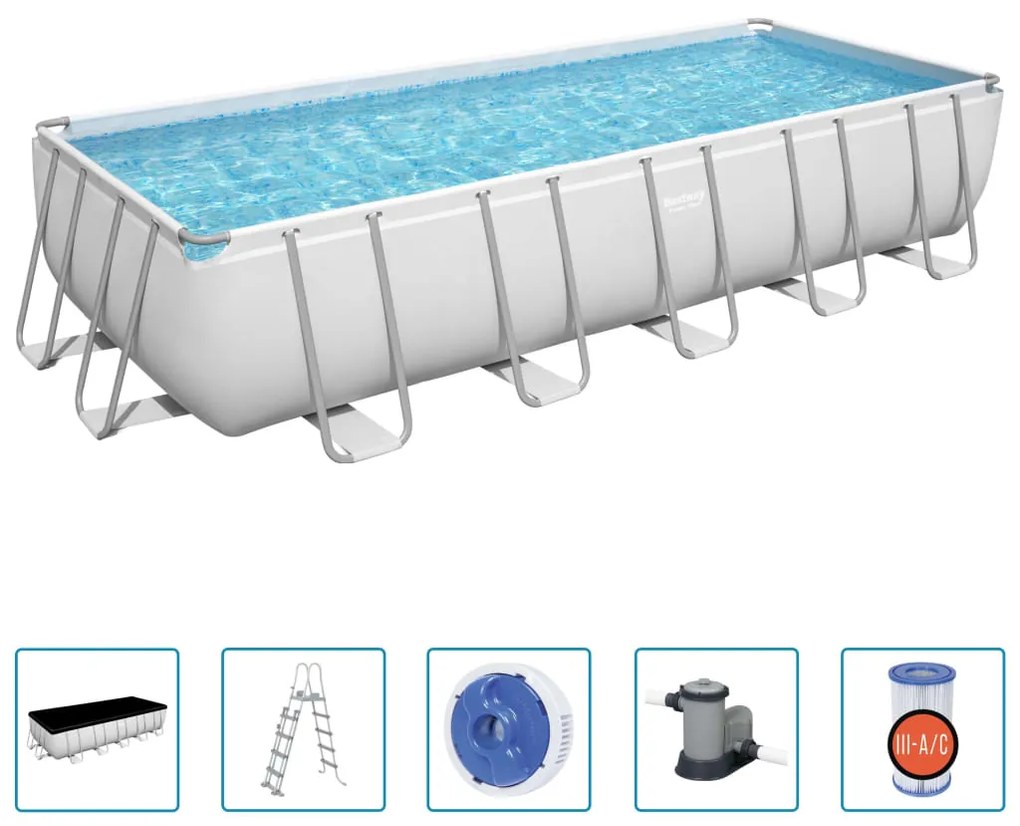 Piscina Fuori Terra Power Steel Rettangolare 19281 L /