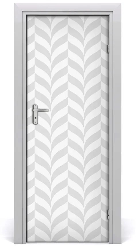 Adesivo per porta interna Sfondo geometrico 95x205 cm