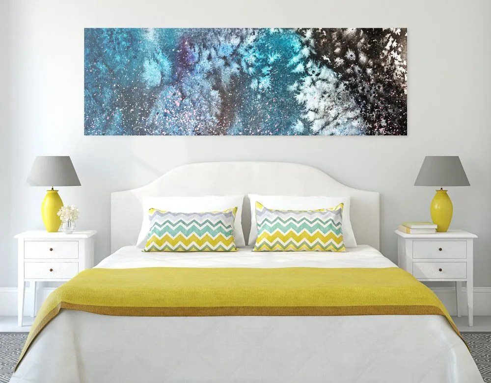 Quadro su tela – Astrazione con colori ad acquerello