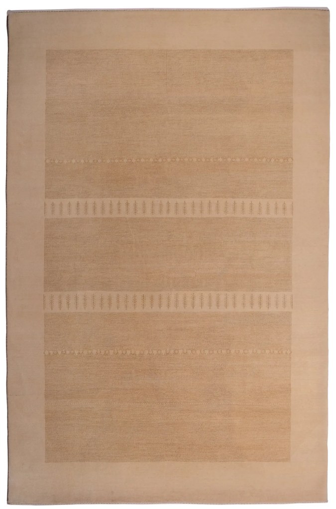Loribaft Tappeto orientale 200x300 Beige (Indian) Annodato A Mano