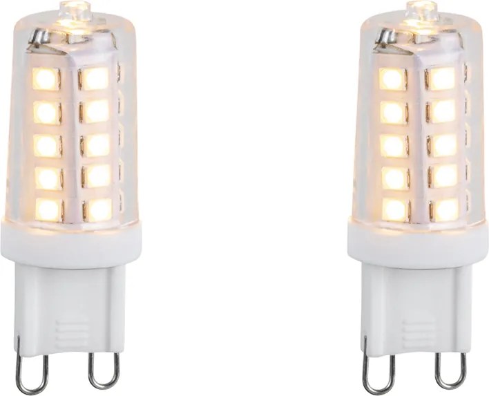 Set di 2 lampadine LED dimmerabili G9 3W 250lm 3000K