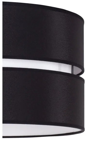 Duolla - Lampadario a sospensione con filo DUO 1xE27/15W/230V diametro 40 cm nero/bianco