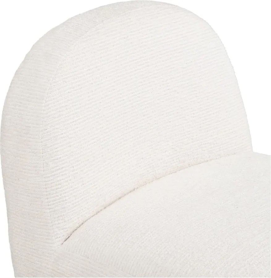 Poltrona color crema girevole Milo – House Nordic